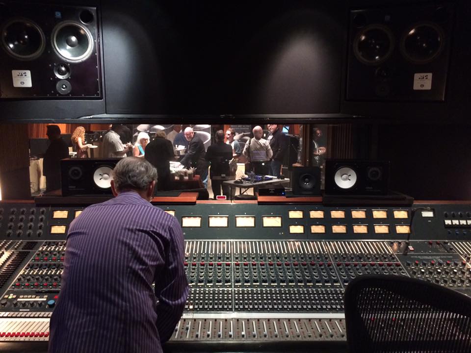 Eddie Kramer adjusting a mix at an industry event at EastWest Studios in 2016. Photo: Future.