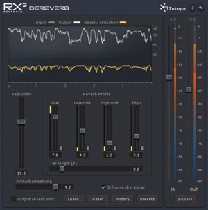 Remove hiss with izotope rx 5