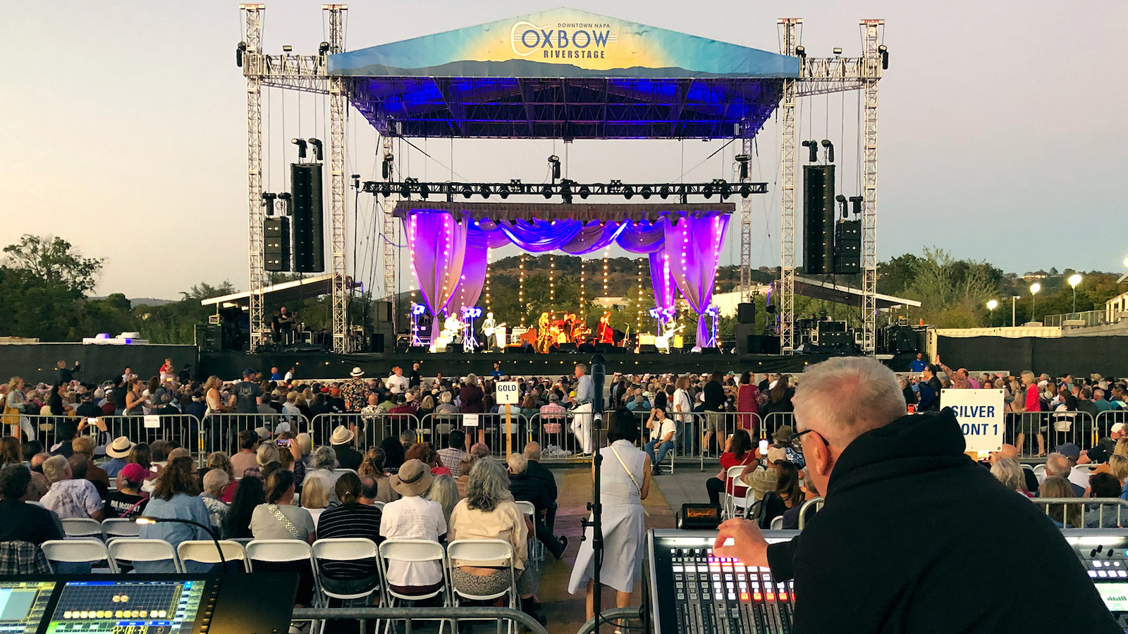 Napa Oxbow Riverstage Audio Meets Grape Expectations