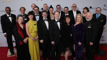 Front row: Melissa S. Hofmann, Onnalee Blank, Bob Bronow, Peter Kurland (CAS president), Sherry Klein, Karol Urban, Edward L. Moskowitz. Back row: Willie D. Burton, Lee Orloff, Doc Kane, Christian P. Minkler, Phillip W. Palmer, Amanda Beggs, Stephen Tibbo, Devendra Cleary, Michael Minkler, Tara Paul, David Bondelevitch. (Photo: Alex J. Berliner/ABImages).