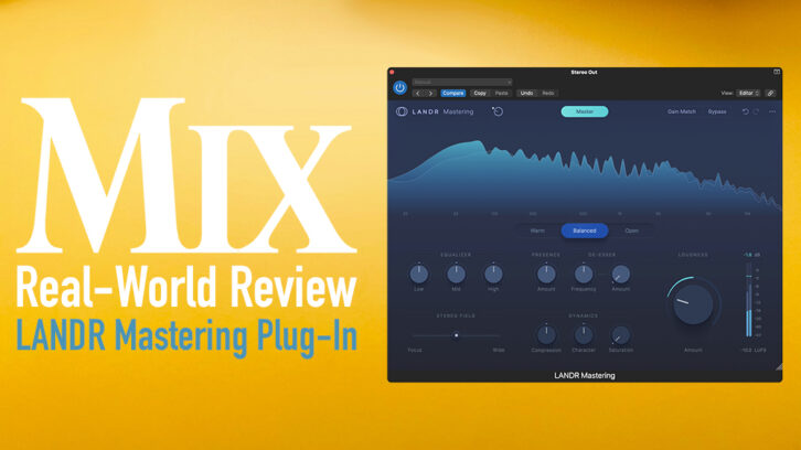 Landr Mastering Plug In A Mix Real World Review Mixonline