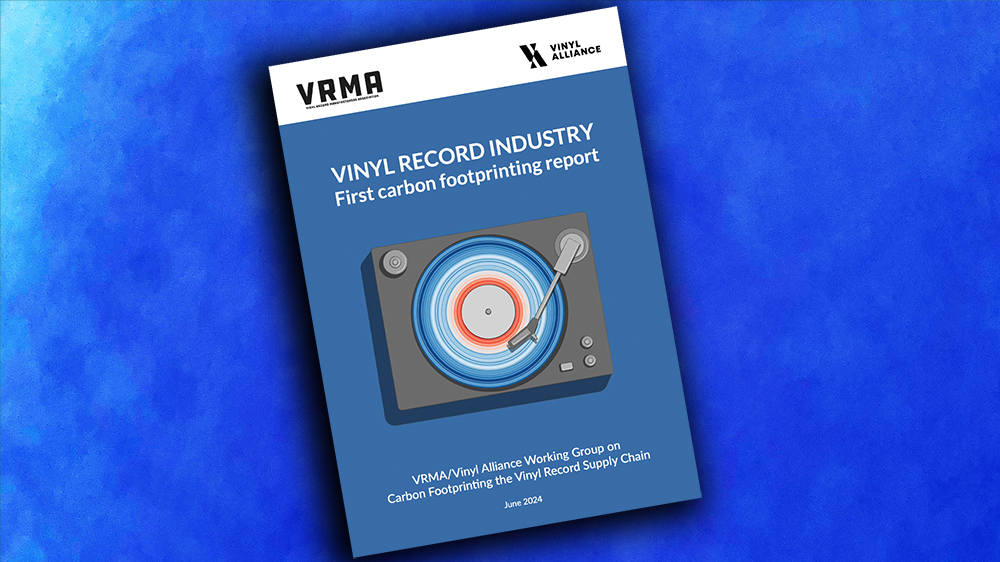 A new VRMA report explores the environmental impact of vinyl record production.