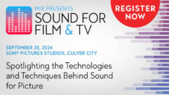 Mix Presents Sound for Film & TV event