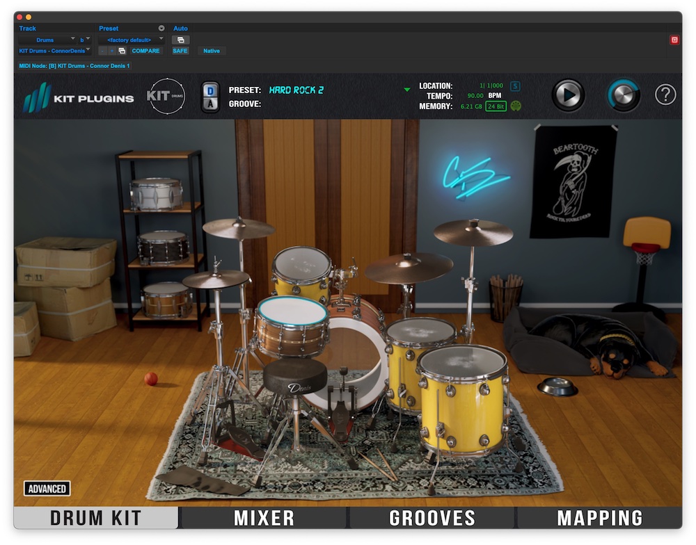 KIT Drums–Conor Denis Plug-In.