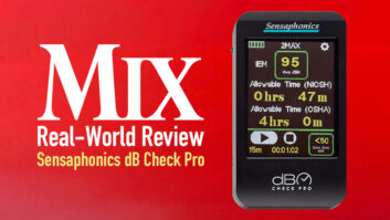 Sensaphonics dB Check Pro In-Ear Sound Level Analyzer — A Mix Real-World Review