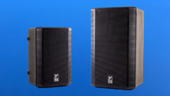 Yorkville Sound's new NX8P (left) and NX12P loudspeakers.