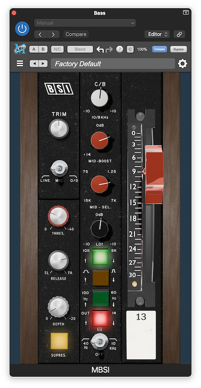 Metric Halo MBSI Channel Strip — A Mix Product of the Week