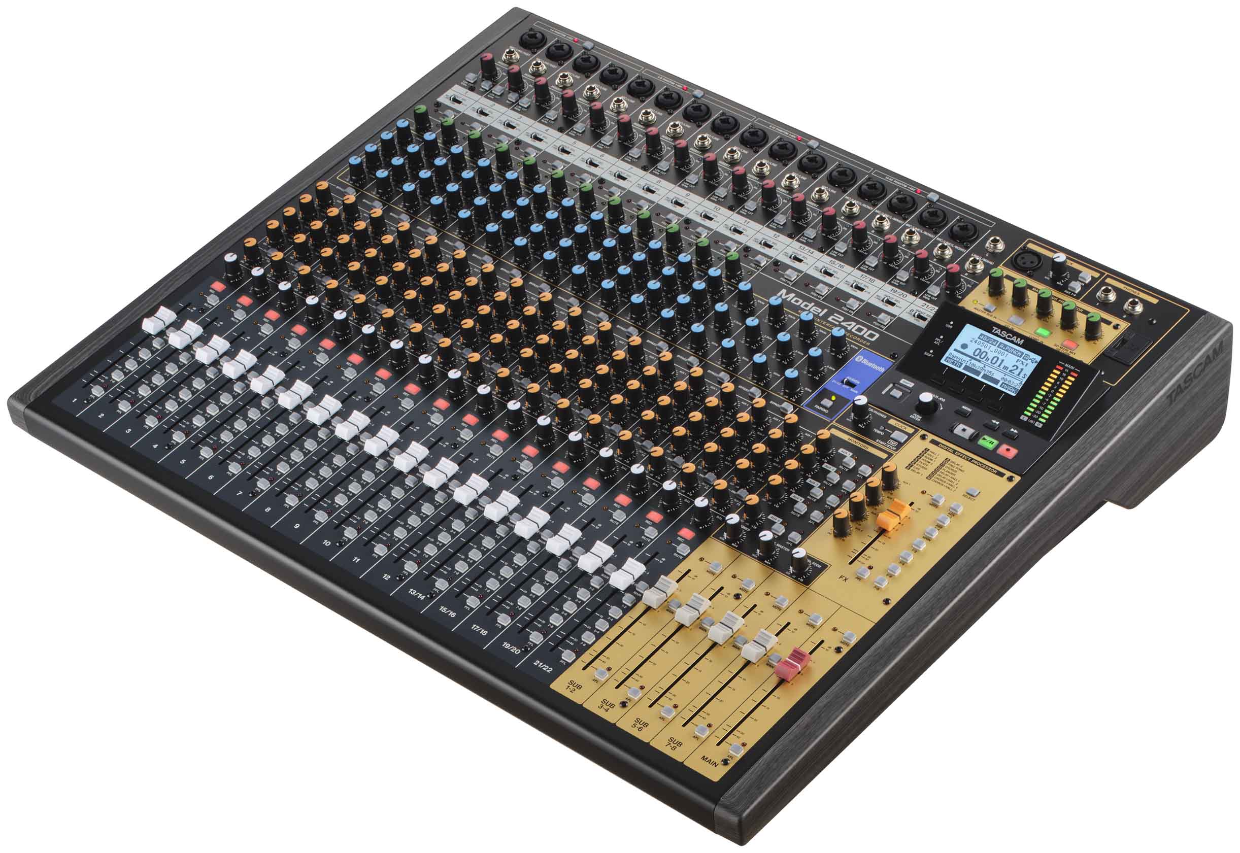 TASCAM Announces the Model 2400 Live Recorder and Mixing Console with ...