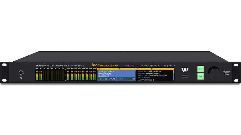 Wheatstone presents the latest blade I/O generation