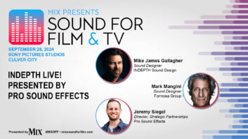 The INDEPTH LIVE panel at this year’s Mix Sound for Film & TV event