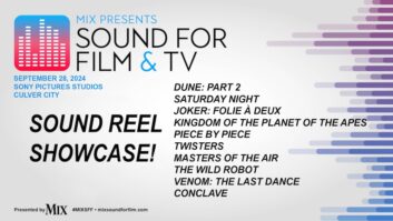 Mix Sound For Film: Sound Reel Showcase Lineup Announced