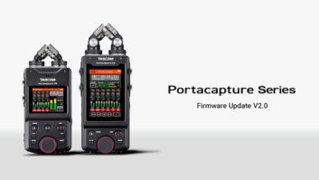 Tascam Portacapture X8 & X6 Get V2.0 Firmware Update