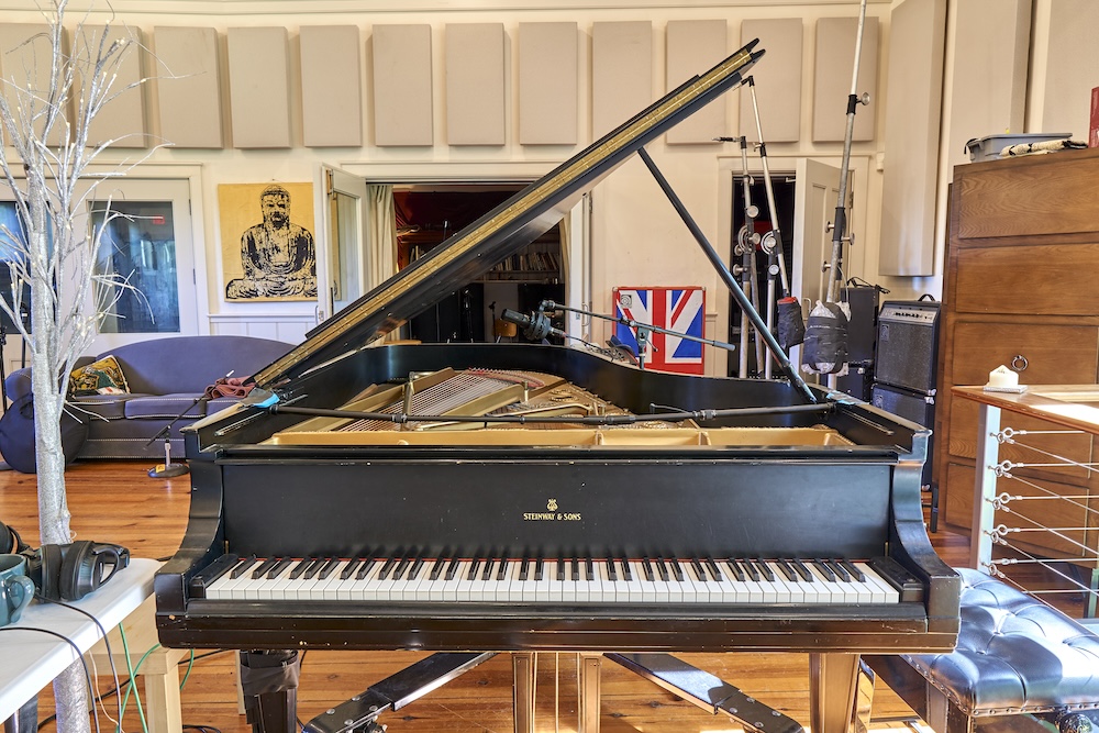 The 1922 Steinway B grand piano at Clubhouse. Photo: Mike Dwyer.