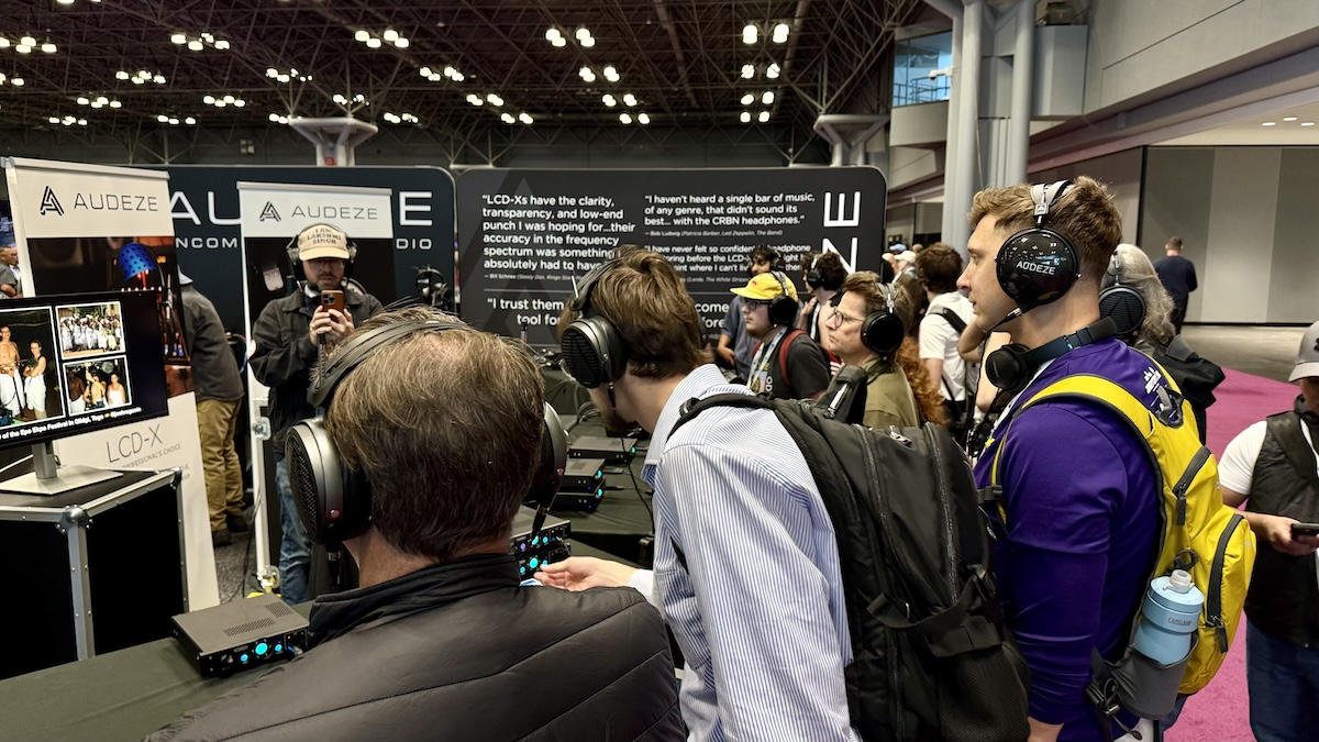 Audeze has had a packed booth throughout the show, with hundreds of people discovering the company’s headphones each day.