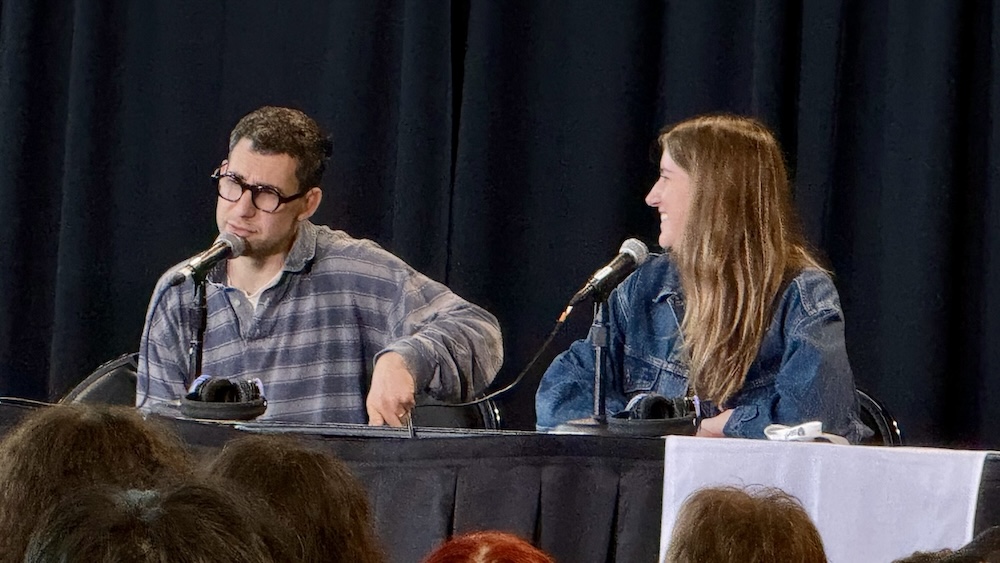 With the AES’s educational focus, the highlight of the day was 11-time Grammy Award-winning producer, artist, songwriter, and musician (and recent Mix cover interviewee) Jack Antonoff and his long-time collaborator, five-time Grammy Award-winning recording and mix engineer Laura Sisk. Discussing their work with Glenn Lorbecki and the crowd, the pair shared insights and hard-earned knowledge gained from working with some of the biggest names in music.