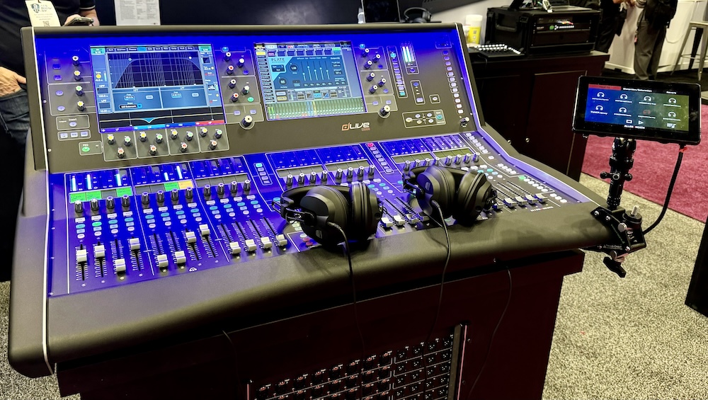 Allen & Heath has a dLive S5000 console on display, much like the one used recently to mix monitors for George Strait when he performed for nearly 111,000 people at Texas A&M’s Kyle Field.