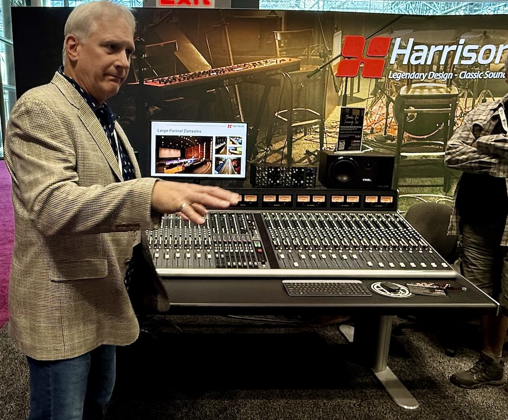 Gary Thielman, president of Harrison Audio, has been discussing the company’s new channel configurations and frame variants for its 32Classic analog console.