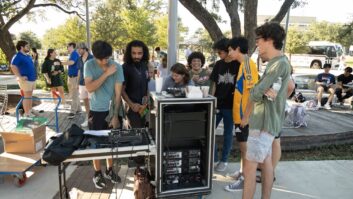 Texas A&M’s MSC Town Hall concert organization, putting its Allen & Heath CQ-18T to use.