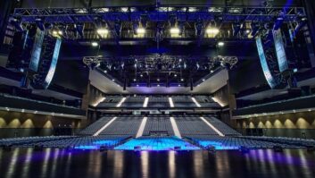 Great Canadian Casino Resort Toronto's new venue, The Theatre, sports a massive Meyer Sound Panther system. Photo: Neal Burstyn, ntbCreative.