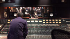 Eddie Kramer adjusting a mix at an industry event at EastWest Studios in 2016. Photo: Future.