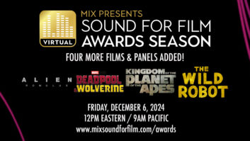 13 Films Take Part in ‘Mix Presents Sound for Film: Awards Season!’