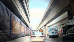 The hellscape that is traffic amidst the endless construction at JFK Airport. Photo: Clive Young/Future.