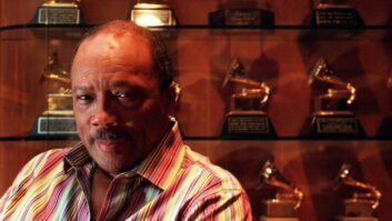 Quincy Jones at home in Bel Air, in an undated photo. Photo: Photo by Lawrence K. Ho/Los Angeles Times via Getty Images.