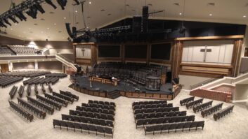 The Daniel Group recently outfitted the 2,000-seat Whitesburg Baptist Church in Huntsville, AL with a new Meyer Sound Leopard P.A.