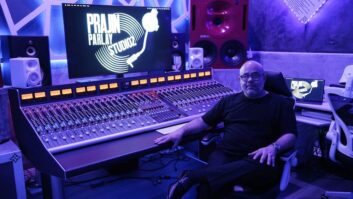 George Prajin, CEO of Prajin Music Group, has upgraded his Prajin Parlay Studioz with the first Harrison 32Classic analog mixing console to come off the production line.