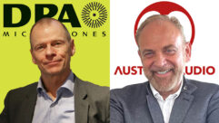 DPA Microphones CEO Kalle Hvidt Nielsen (left) and Martin A. Seidl, Austrian Audio CEO and shareholder.