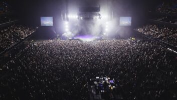 Melanie Martinez, seen here before a sold-out crowd at Manchester Co-op Live in the U.K., toured the world in 2024 with audio provided by Clair Global. Photo: Tom Martin.