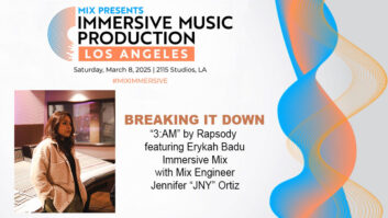 Mix LA Adds Session on Rapsody’s Grammy-Winning “3:AM” Immersive Mix